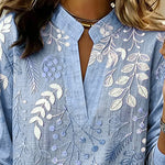 Liliane™ | Botanical Print Blouse