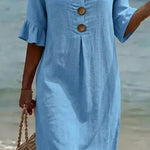 Amaia | Elegant linen dress