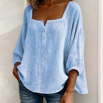 Annika | Stylish Relaxed Button Blouse