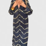 Felicity | Elegant Boho Striped Maxi Dress