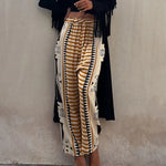 Summer Printed Harem Pants Mid-rise Casual Pants