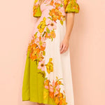 Midi Dress In Multi