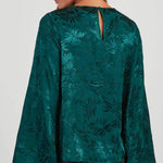 Odette Embossed Wide Sleeve Top