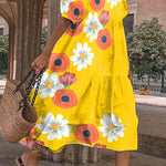 Women's Fashion Long Sleeve Loose Dress