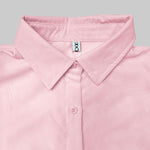 A-Line Long Sleeves Layered Pleated Pockets Solid Color Split-Joint Lapel Midi Dresses Shirt Dress