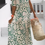 FLORAL PRINT VACATION MIDI DRESS