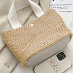 Simple Casual Vacation Weave Bag
