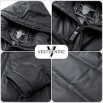 Belmont Genuine Leather Duck Down Jacket