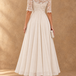 Abella | Lace and Chiffon Dress