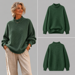 V|C - Relaxed Mock Neck Knit Sweater Ruthie