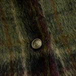 Retro Plaid Long Tweed Coat