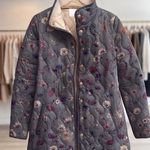 Niva | Vintage Floral Print Quilted Jacket