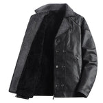 Calderon Sherpa-Lined Leather Jacket