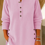 Neva | Button Henley Tunic