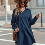 Nadorine Women's Cotton Shirt Dress