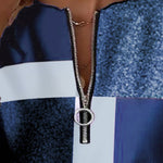 Melissa | Chunky Zip Cable Knit Sweater