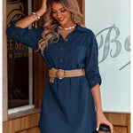 Nadorine Women's Cotton Shirt Dress