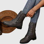 Yamel | Comfortable Side-Zip Leather Boots
