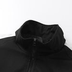 KZZ Men's  Casual Sports Hooded Splicing Set,Reflective Strips on Sleeves Elastic Drawstring Design on Pants