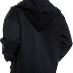 KZZ Jacket Zip Up Fashion Double Layer Hoodie Hip Hop Outerwear Jacket