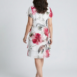 Keoni | Soft Petal Layered Knee Length Dress