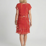Nora | Soft Abstract Knee Length Dress