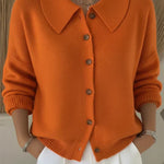 Flavia | Button Collar Cardigan
