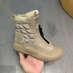 Fabiola | White Qulted Boots