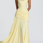 Margovil Sleeveless Back Criss Cross Swing Maxi Dress