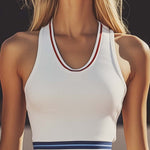 Fashion Sports Vest Pleated Tennis Mini Dress