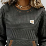 Noelle | Crew Neck Color-Block Sweatshirt