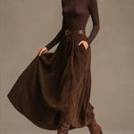 Silvia | Aveline Two-Piece Set (Turtleneck & Maxi Skirt)