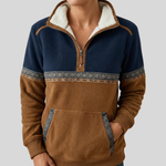Ismay™ | Sherpa Collar Half-Zip Pullover