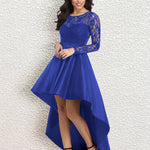 Nadorine Women's Asymmetrical Lace Bridesmaid Dress