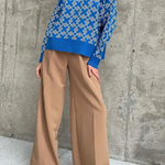 Chic on-trend Jacquard Sweater