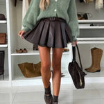 SWETER KARDIGAN Z MOHEREM SHELLEY MATCHA