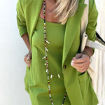 Nadorine Casual Blazers Long Sleeve Work Office Jacket