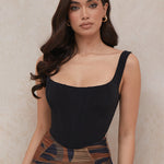 Square Neck Cropped Camisole Top