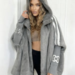 Glenda | Statement Faux Fur Hooded Jacket