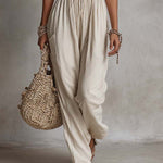 Boho Vintage Embroidered Cotton Jumpsuit