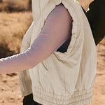 Versatile Stand Collar Button Sleeveless Loose Pocket Casual Vest Jacket