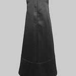 High-Low Loose Solid Color Split-Joint Round-Neck Midi Dresses