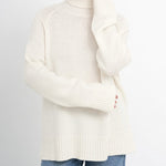 Turtleneck Sweater Casual Loose Knitted Pullover Tops