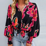 Zeagoo Zeagoo Casual Bat Sleeve Lapel Shirt Top for Women Casual Work Office Loose Fit 2026 | Under $40