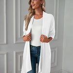 Nadorine Women's Cable Knit Oversized Dressy Cardigan Jackets Long Sleeve Cardigan Sweaters
