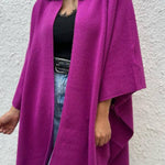 Solid color casual cardigan loose single button windbreaker jacket