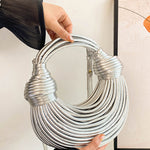 Geometric Zipper Handbags