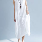Vintage Losse Casual Boho Chic Swing Maxi Sundress
