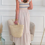 Halva Striped Honeycomb Dress