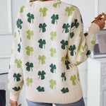 St Patrick's Day Shamrock Pullover Sweater